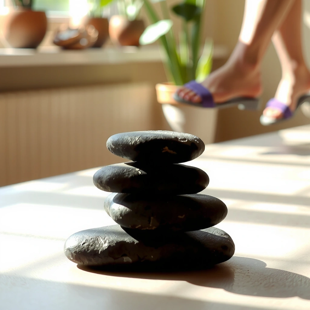 Ilustracja przedstawiająca uczucie ciężaru